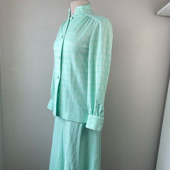 Hand Made Matching Blazer Jacket, Scarf and Skirt EUC - Picture 6 of 11